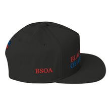 Load image into Gallery viewer, Black State Of America Black &amp; Black/Red Cap
