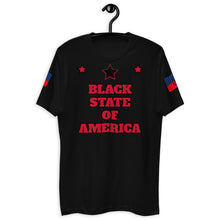 Load image into Gallery viewer, Black State Of America T-shirt 7.31.21
